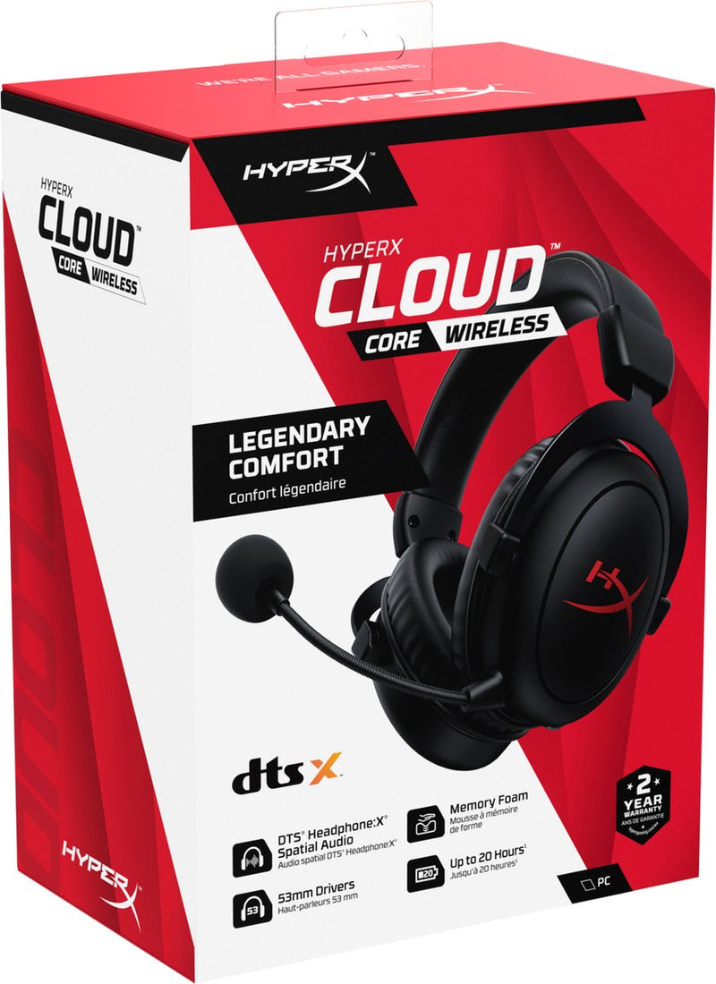 HYPERX Draadloze Gamingheadset Cloud Core Wireless