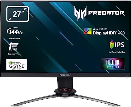 Acer Predator XB273GPbmiiprzx 27" 144Hz monitor