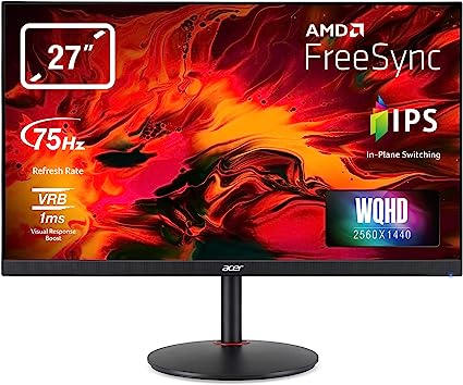 Acer NITRO XV270Ubmiiprx 27" 2560 x 1440 75Hz monitor